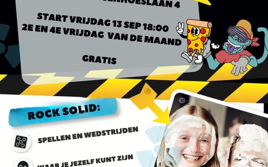 Rock Solid: club voor tieners van 10-13 jaar