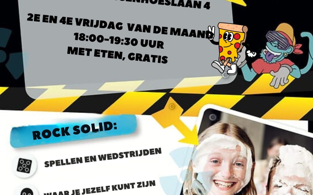 Rock Solid: club voor tieners van 10-13 jaar